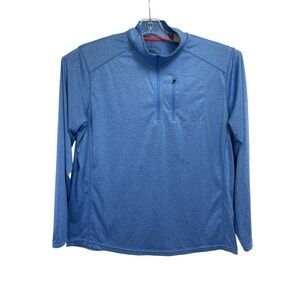 Joe Marlin Unwind 1/4 Zip Mens Sz XL Blue Sweatshirt (A48) NW/OTs
